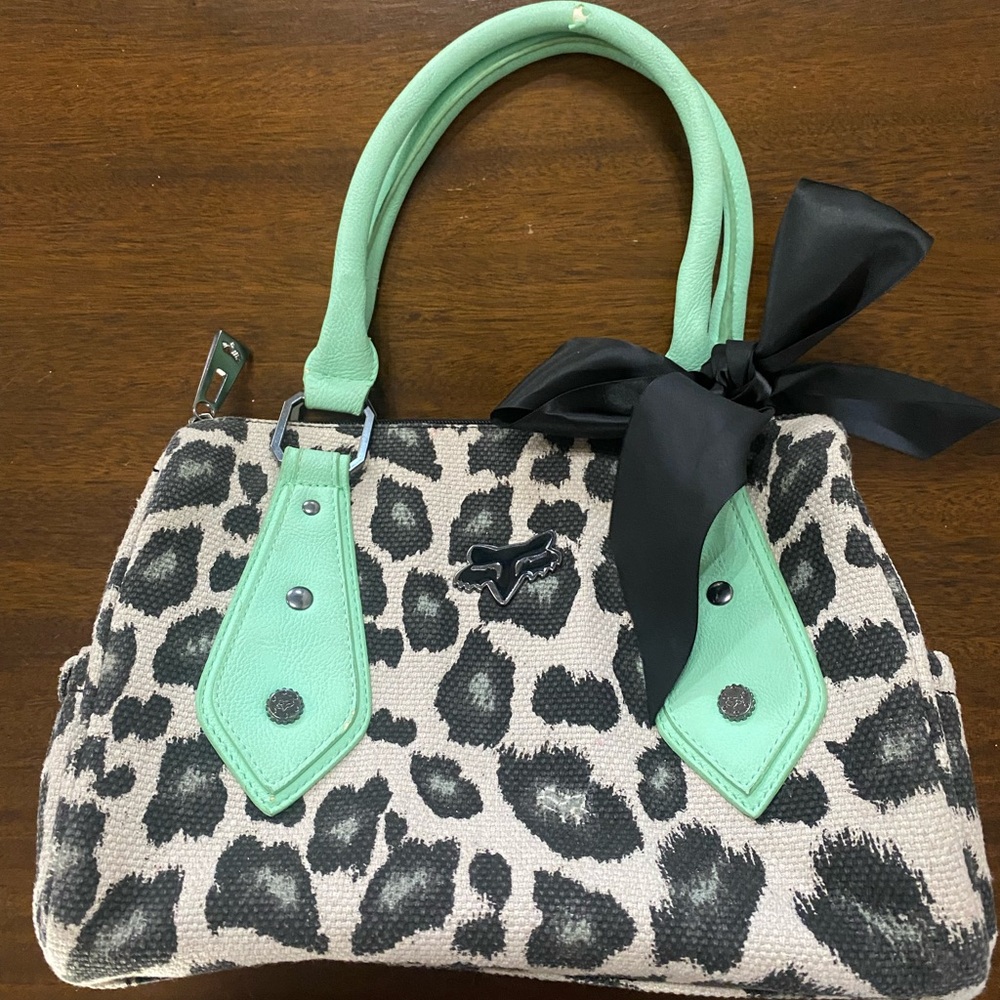 Vintage Y2K Fox Racing Exotic Purse/Handbag (RARE)
